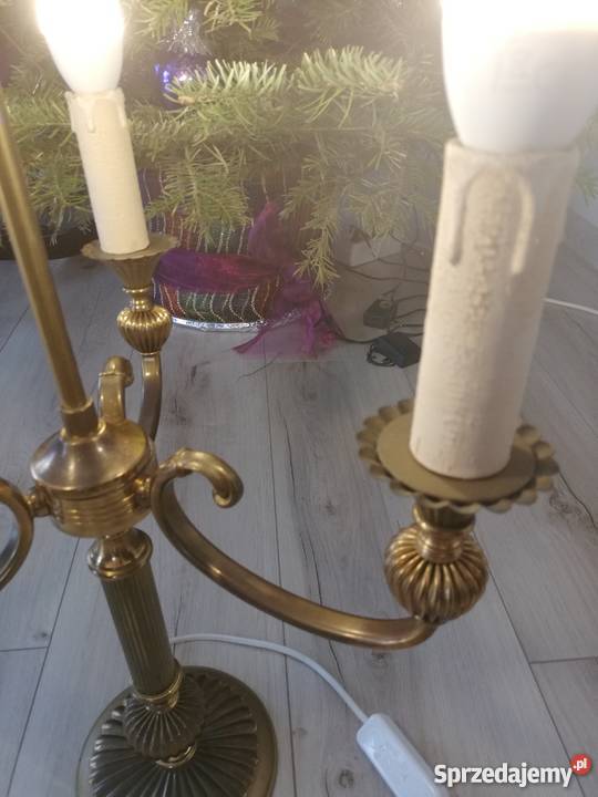 Lampa stojąca trójramienna świecznik Ropa