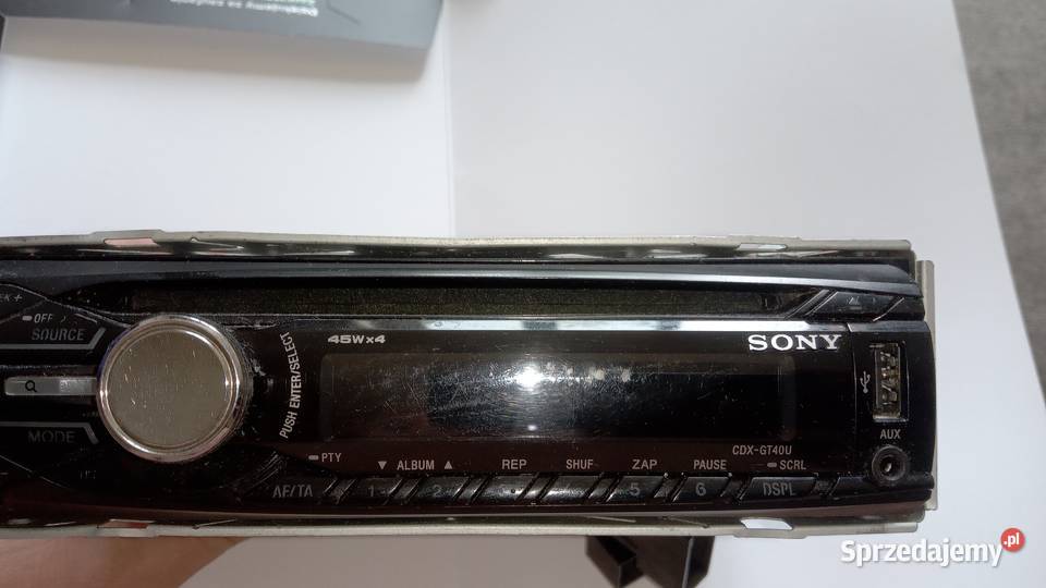 Sony cdx 40u radio CD kieszeń przewody Wrocław sprzedam