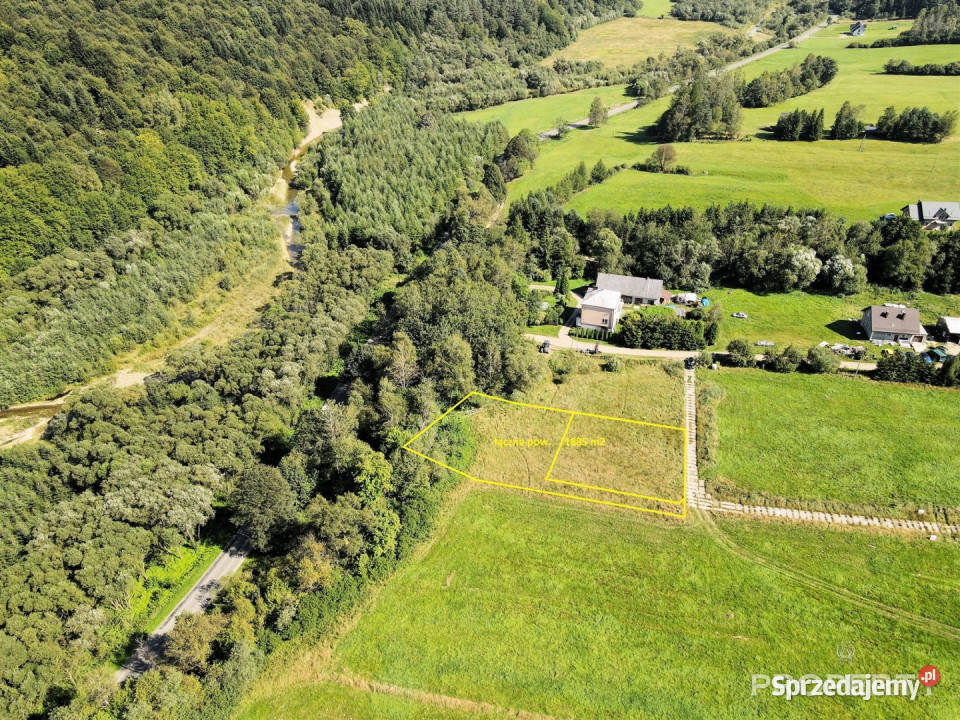 sprzedaży działki 1885m2 Uście Gorlickie 90zł/m2 sprzedam