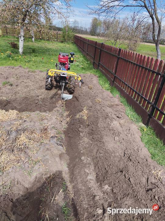 Ciągnik jednoosiowy 14 DIESEL glebogryzarka pług Rypin