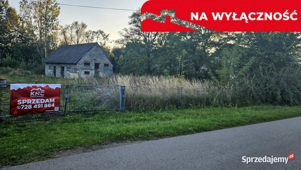 Działka na sprzedaż Grądy gmina Mędrzechów małopolskie
