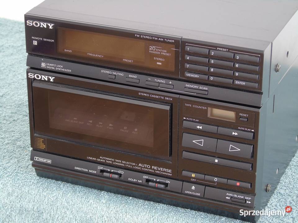 Tuner i magnetofon Sony ST909R dwa segmenty Jasło