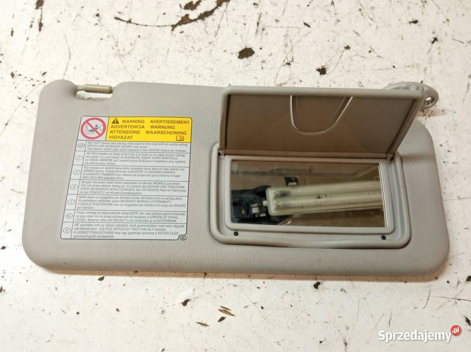 DASZKI PRZECIWSŁONECZNE PRAWY PASAŻERA OSŁONA sprzedam