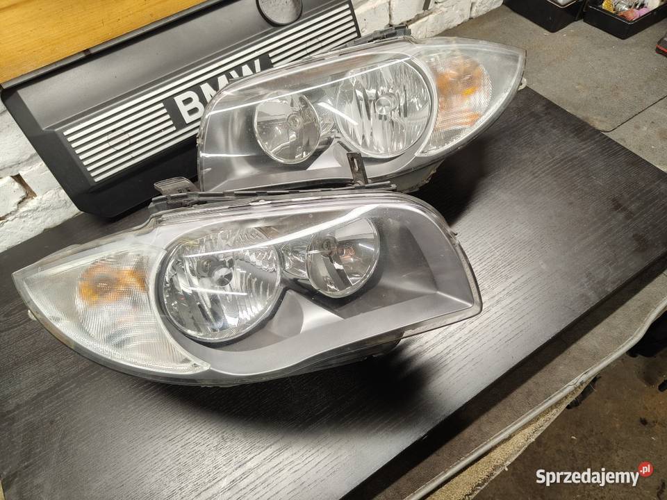 Bmw e87 lampy przednie oryginał Europa kompletne Aleksandrów Łódzki