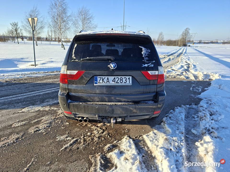 BMW X3 30d 4x4 panorama brązowa skóra 4x4 Rok produkcji 2007 X3 lubelskie