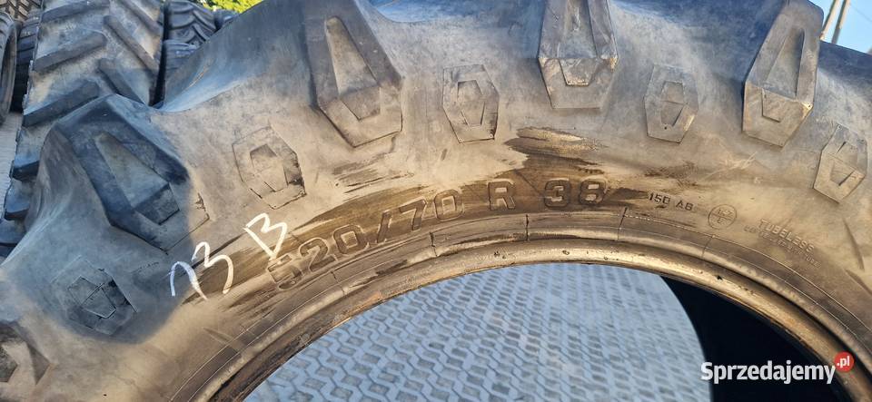 52070r38 46085r38 184r38 Pirelli 70 bieżnik Nowe Miasto Lubawskie sprzedam