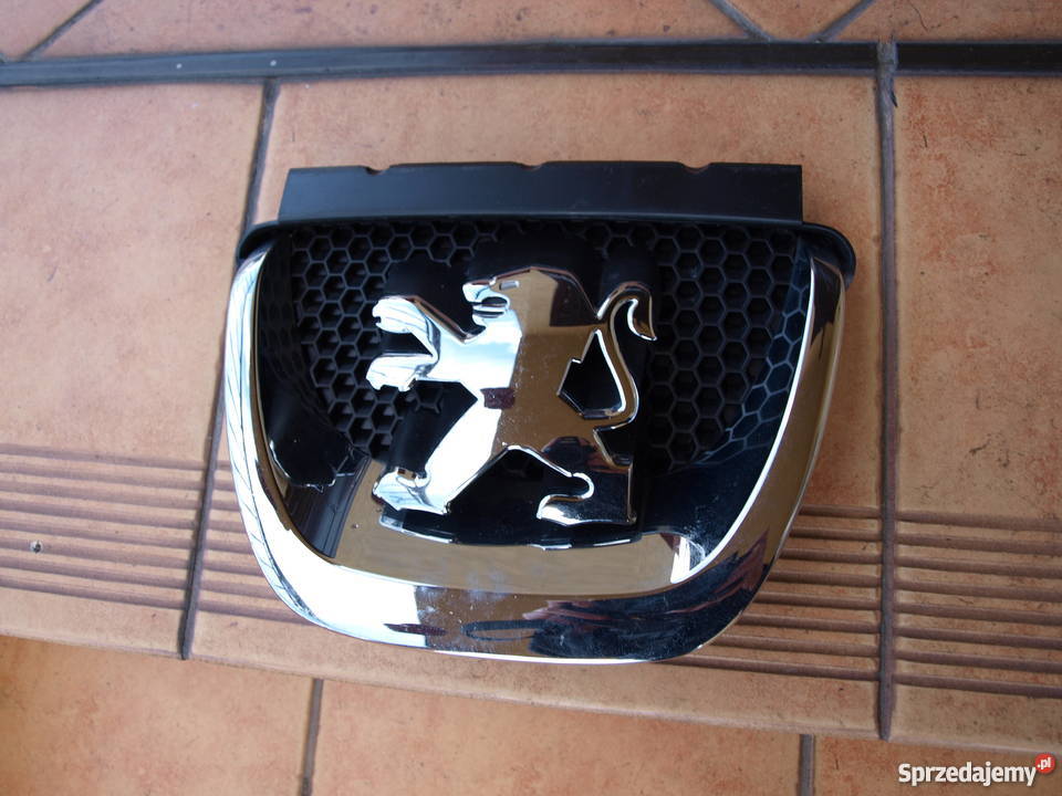 Peugeot 308 znaczek emblemat w zderzak 2007 wielkopolskie Kalisz