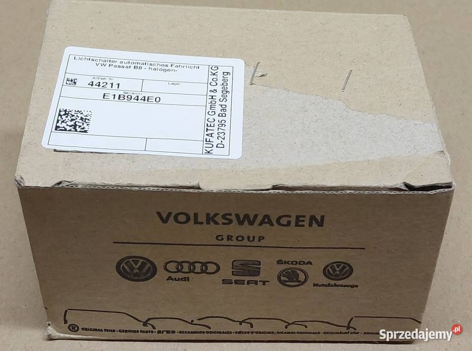PRZEŁĄCZNIK ŚWIATEŁ VW PASSAT B8 3G 3G0941633C dolnośląskie Mielęcin sprzedam