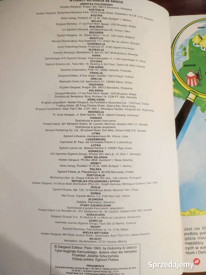 Asterix Asteriks u Helwetów Gala Asteriksa Kielce