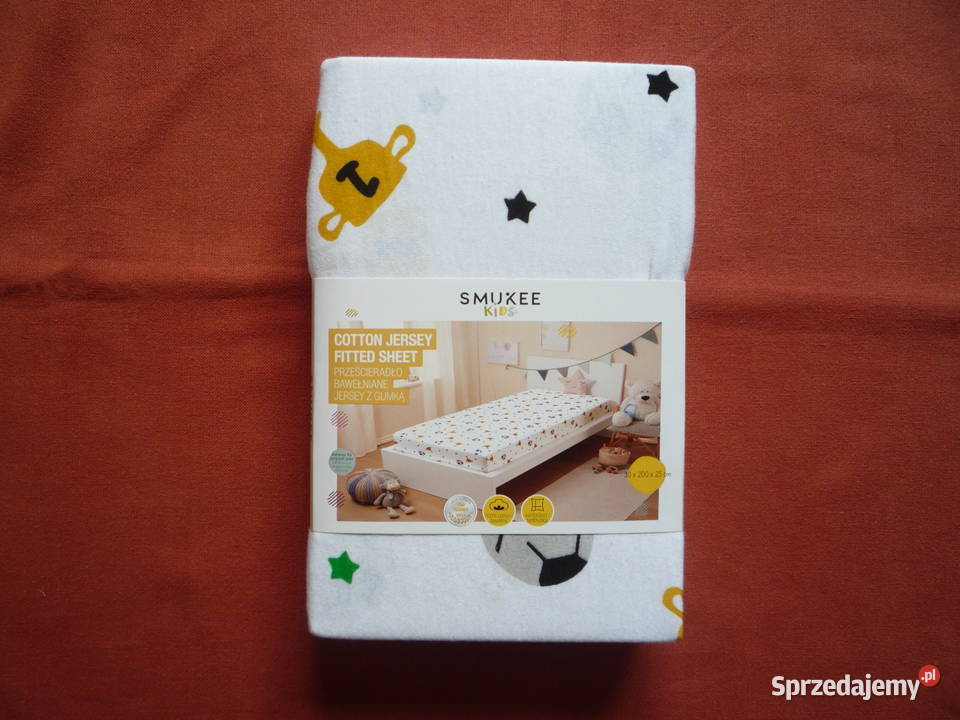 Smukee Kids Prześcieradło bawełniane jersey z Szczecin