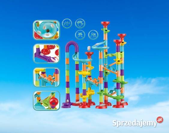 TOR KULKOWY KULODROM zestaw 113 EL kulki 3 lata+ Łódź