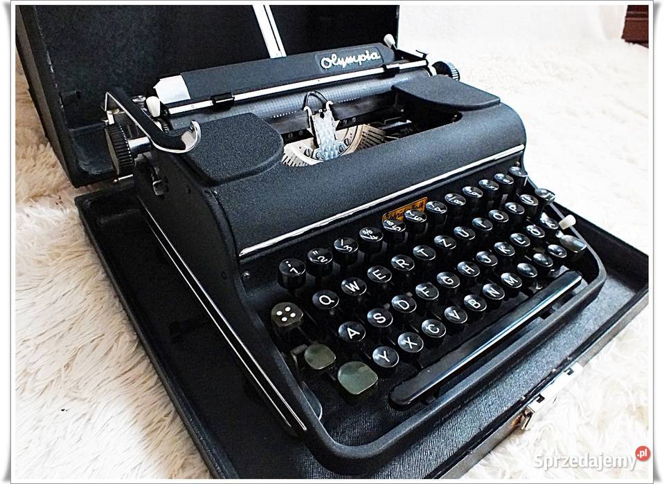 Stara zabytkowa maszyna do pisania Olympia z lat Antyki, Sztuka, Kolekcje Żary sprzedam