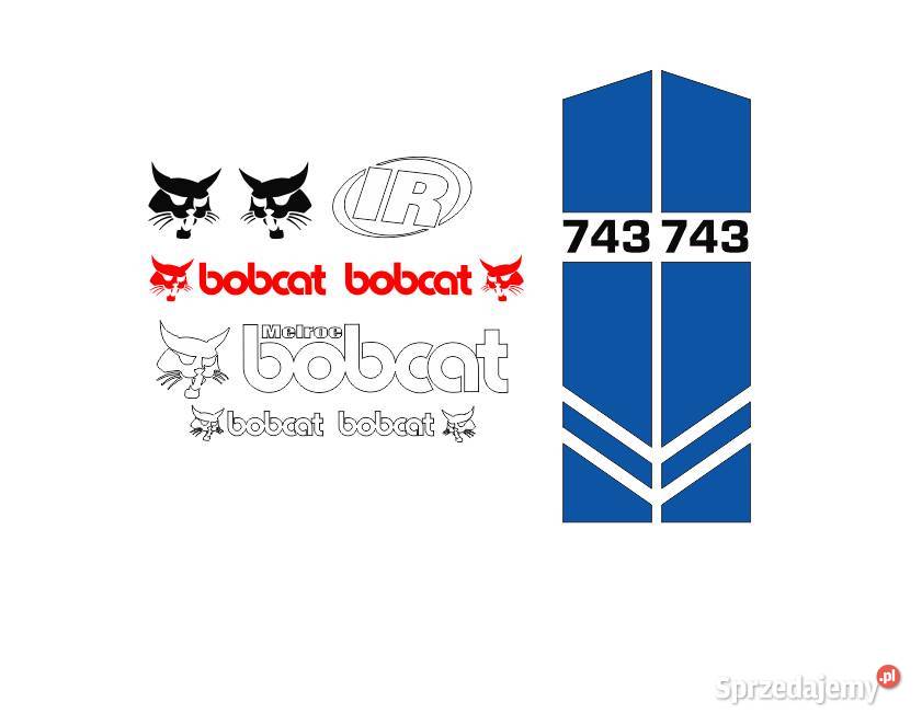 Naklejki Bobcat 743 super mocne zamienniki Bydgoszcz