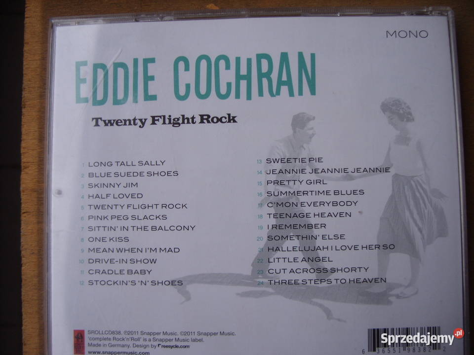 ROCK CD EDDIE COCHRANTWENTY FLIGHT ROCK dolnośląskie Wołów