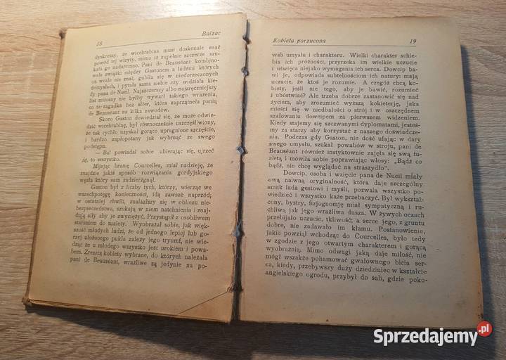 Balzac Kobieta porzucona 1926 twarda sprzedam