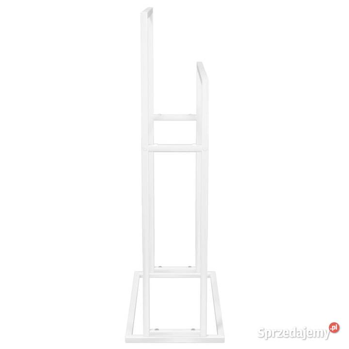 Wolnostojący wieszak na ręczniki biały 48x24x785 mazowieckie Warszawa sprzedam