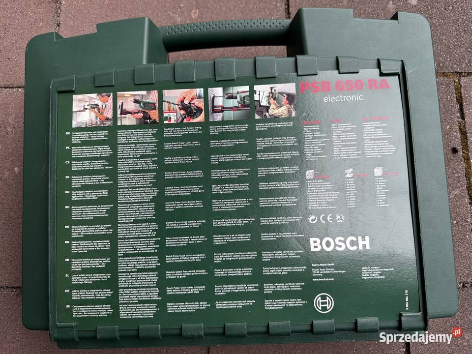 Bosch udarowa PSB 650 RA SSBF odsysanie