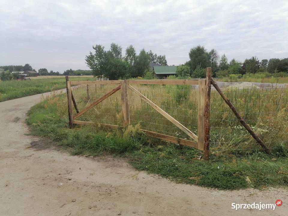 montaż siatki leśnej ocynk ogrodzenie tymczasowe skrzydłowa Bełchatów