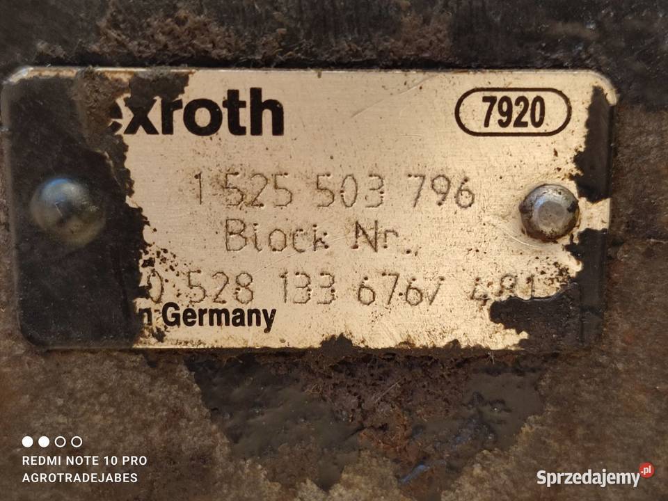 Rozdzielacz hydrauliczny 1 525 503 796 Rexroth Pozostałe Pozostałe wielkopolskie Wilkowo