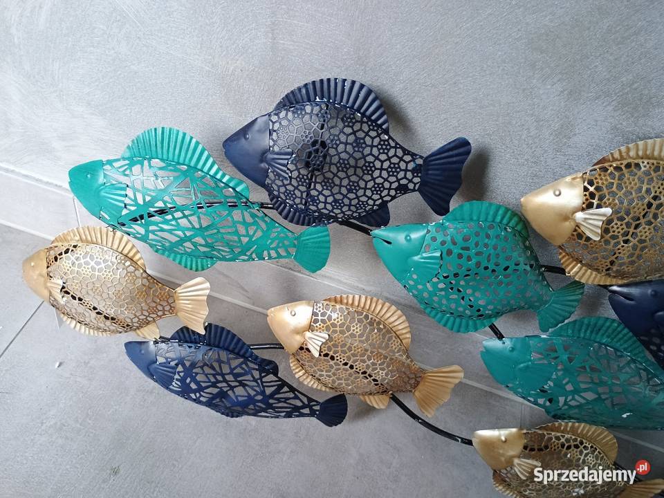 Dekor Dekoracja Ścienna Rybki zielony Wola Jachowa