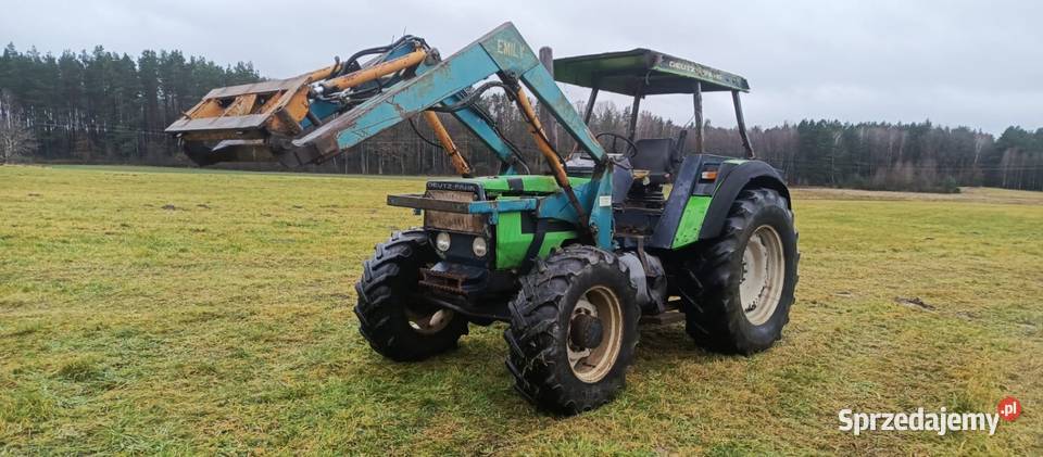 Deutz Fahr Dx 390 z Turem WOM 540/1000 obr. wielkopolskie Łobżenica