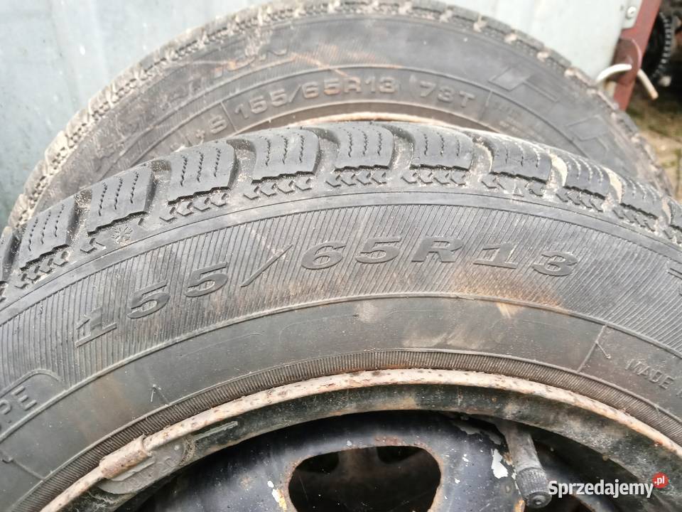 Koła zimowe 4x100 13 15565 Samochodowe Grybów sprzedam