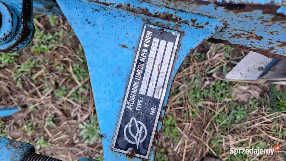 Pług Lemken Granat 100 110 zagonowy Opal Terespol sprzedam