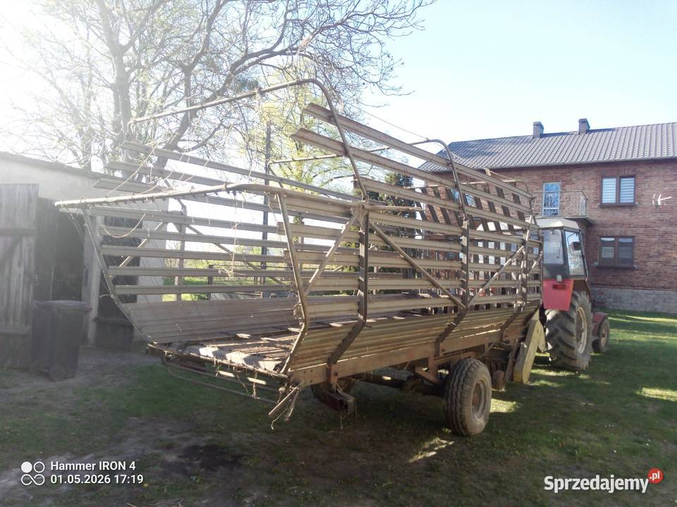 Przyczepa samozbierajaca Pawonków