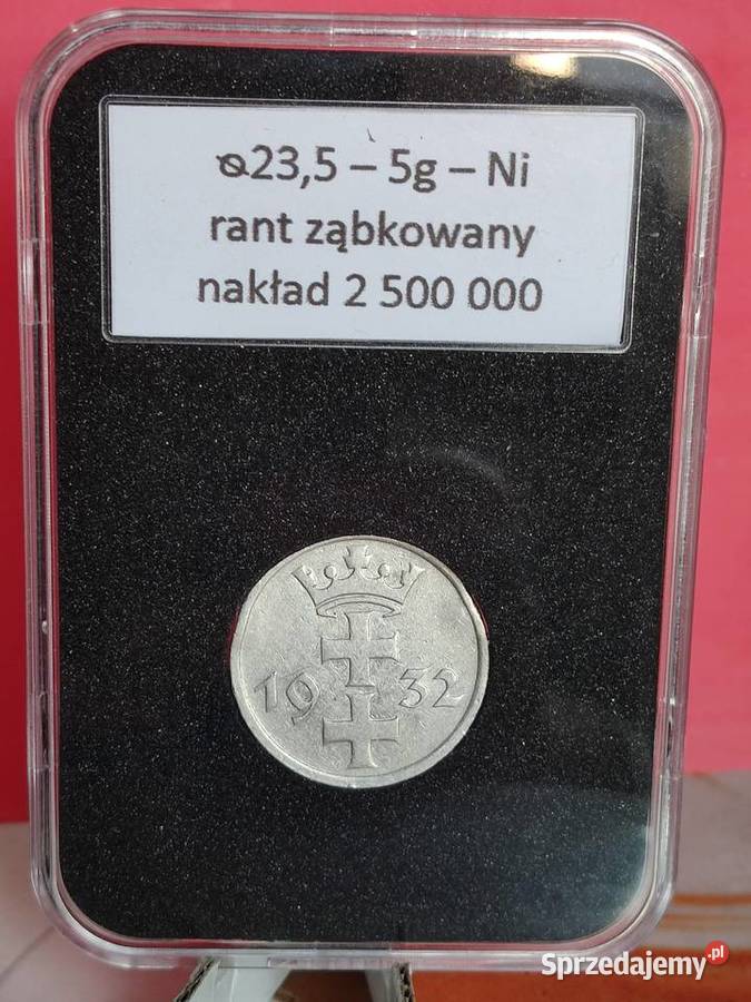 1 Gulden Gdański 1932rnikiel w slabie Lębork sprzedam