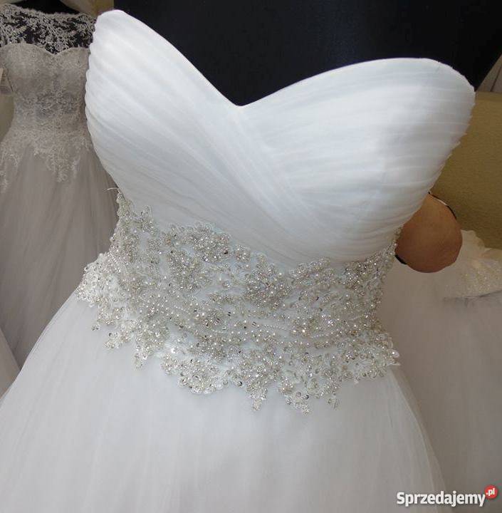 Suknia ślubna Lillian West 6303 śliczna nowa biały sprzedam