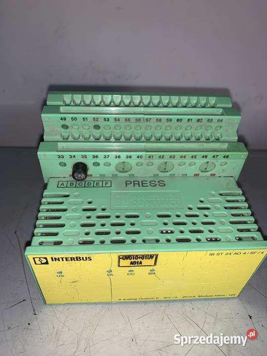 Phoenix Contact Interbus IB ST 24 AO 4SF4 Warszawa sprzedam