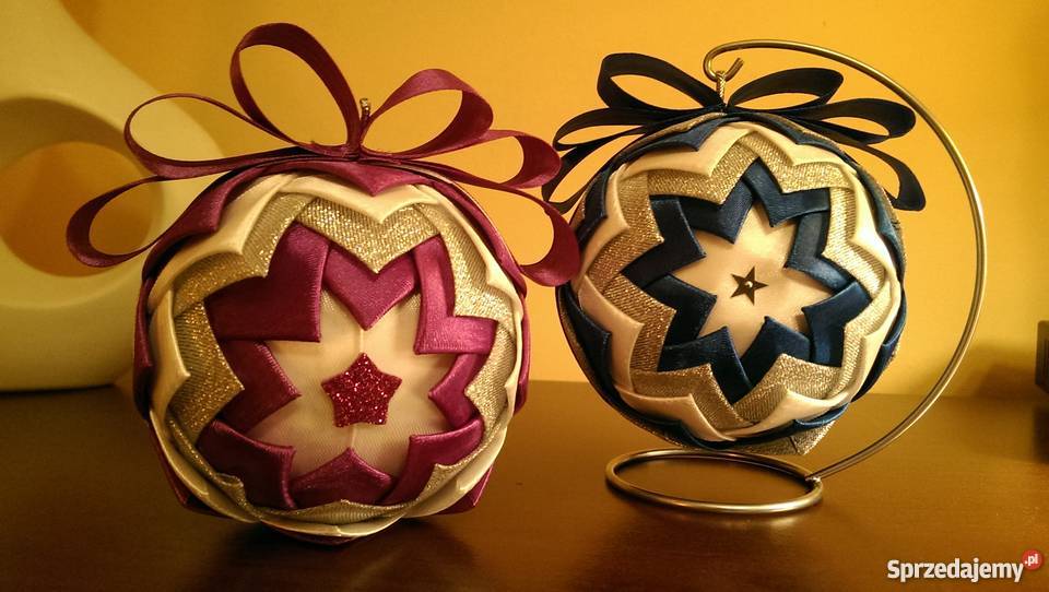 Bombka wstążkowa karczochowa Olesno