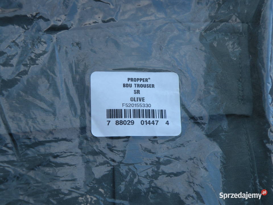 Spodnie BDU PROPPER olive ripstop small Wrocław