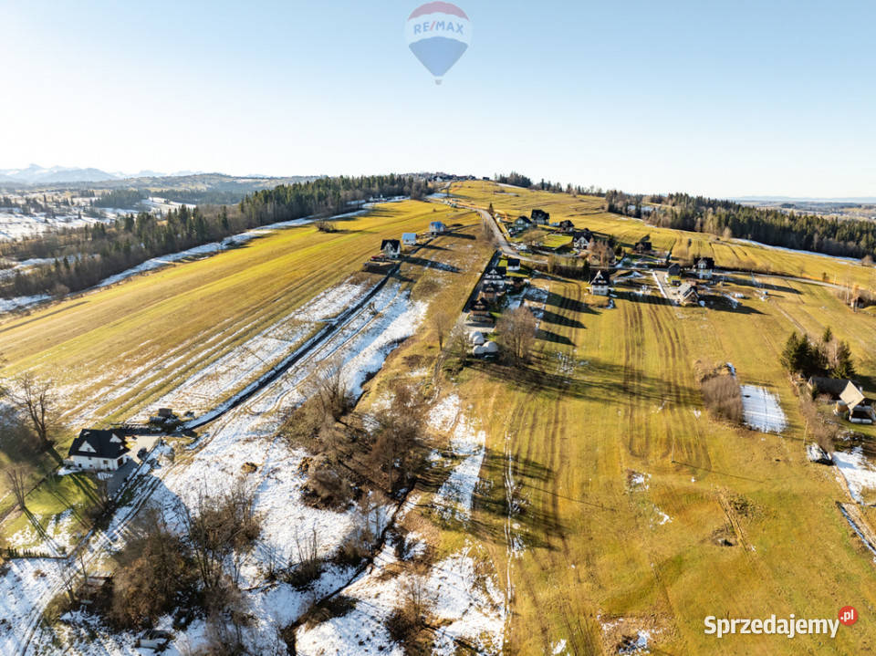 Działka widokowa niedaleko basenów termalnych 35m Grunty i działki małopolskie Bańska Niżna