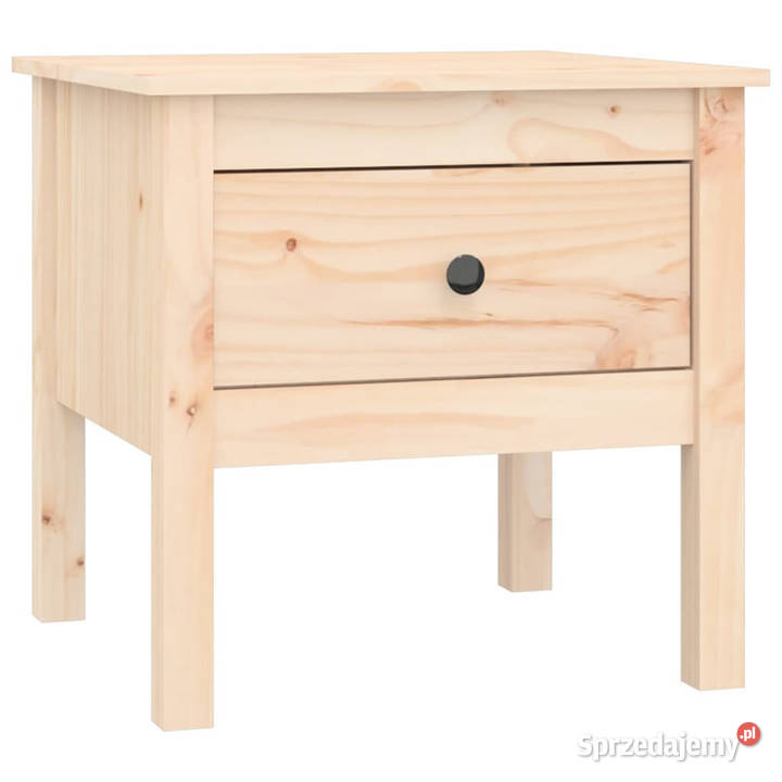 Stoliki boczne 2 50x50x49 lite drewno sosnowe