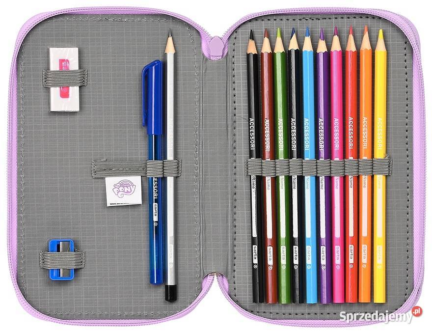 Piórnik Kucyki My Little Pony z Wyposażeniem sprzedam