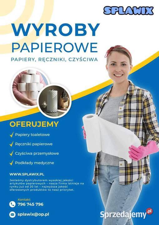 Ręczniki papierowe bezpylowe 150 metrów 2 Chlewiska