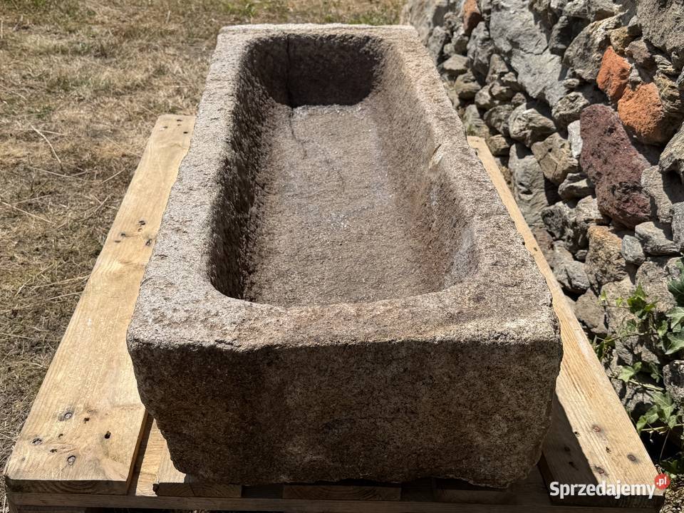 STARE KORYTO KAMIENNE GRANIT 126 DONICA KWIETNIK Bielawa sprzedam