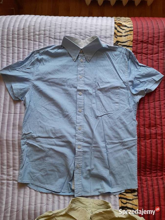 Różne męskie koszule z krótkim rękawem zadbane Polkowice