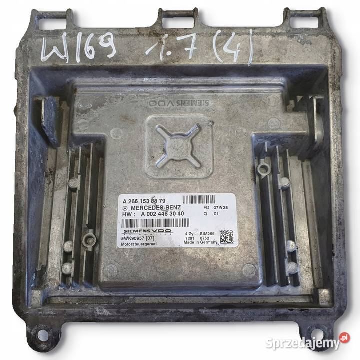 Mercedes W169 17 8V STEROWNIK SILNIKA komputer Chełm