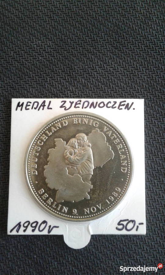 MonetaMedal z 1990 rZjednoczenie Niemiec Konin