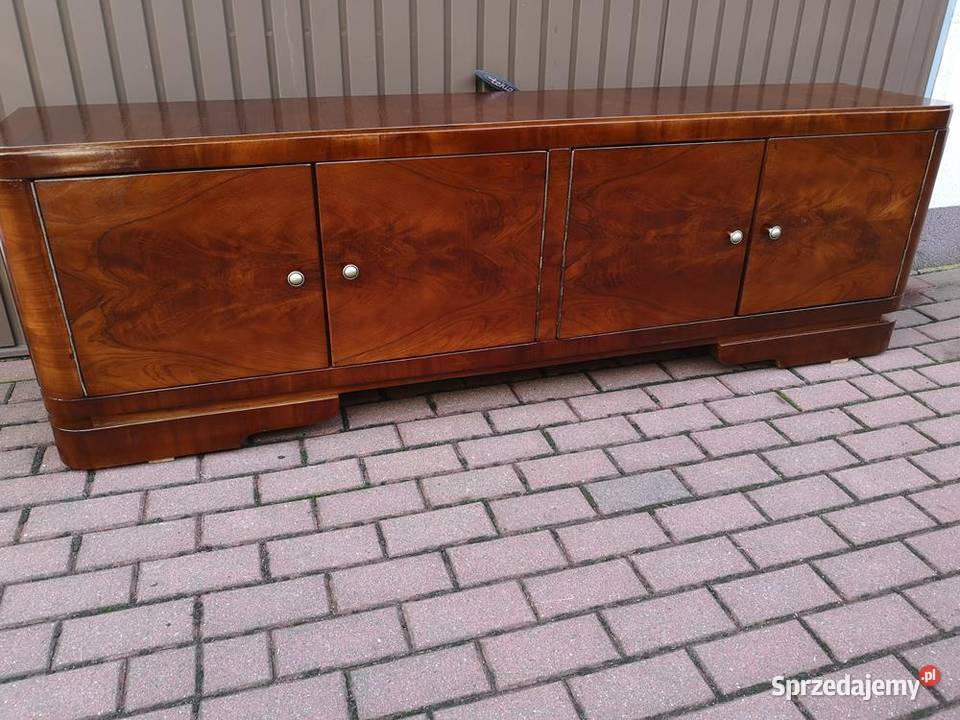 Komoda Szafka RTV 202 ARTDECO Orzech Niska Stara