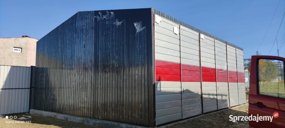 C46 Garaż Blaszany GRAFITOWY MAGAZYN SKŁAD Wiaty 393zł/m2 Sprzedaż Słupca