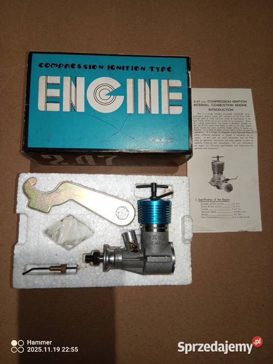 Nowy silnik modelarski 247 Ciosaniec