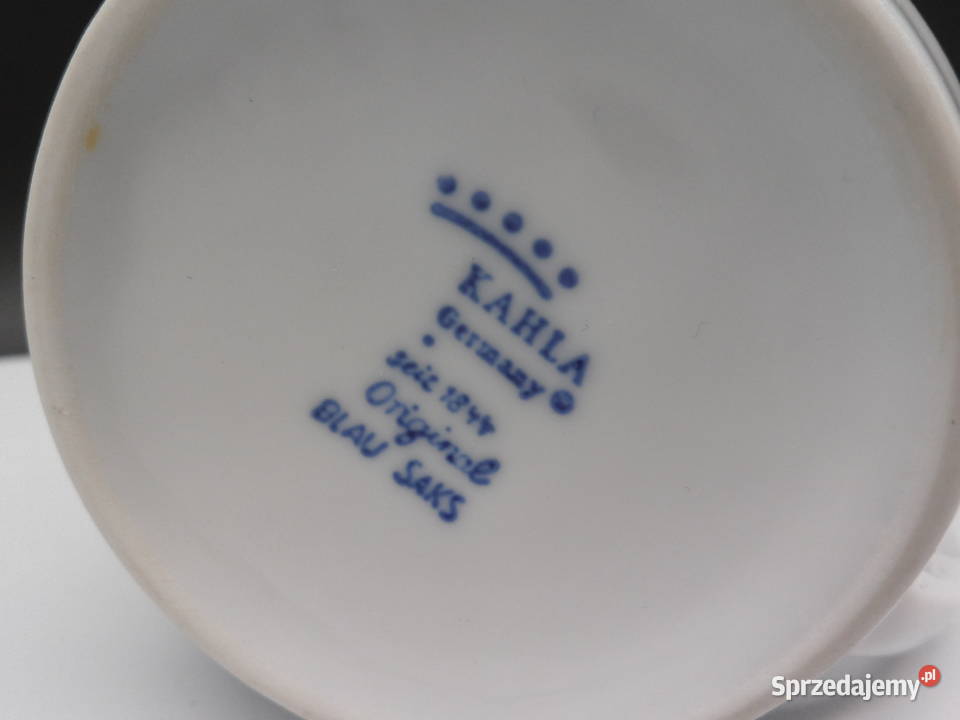Porcelanowy Mlecznik KAHLA Blau Saks Wzór