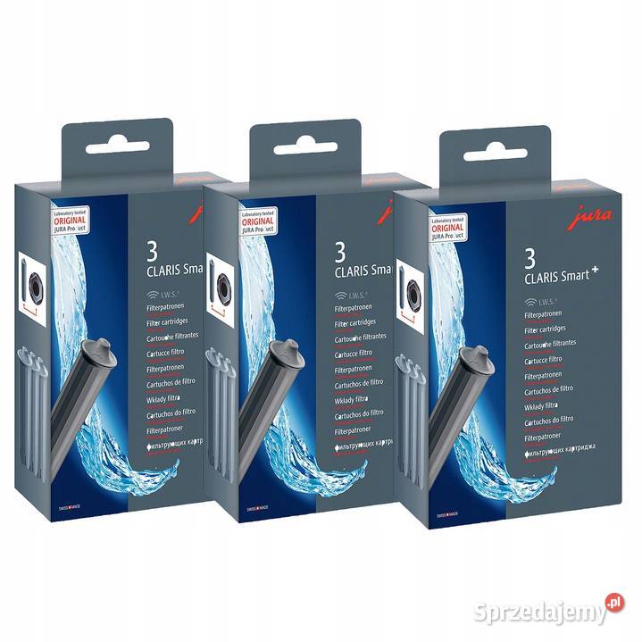 Filtr Claris Smart do ekspresu Jura 3opk 3 Części i Akcesoria Opalenica