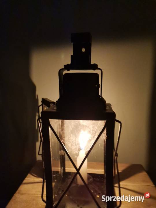 Stara lampa kolejowa z lat 40 tych Art Deco Kraków