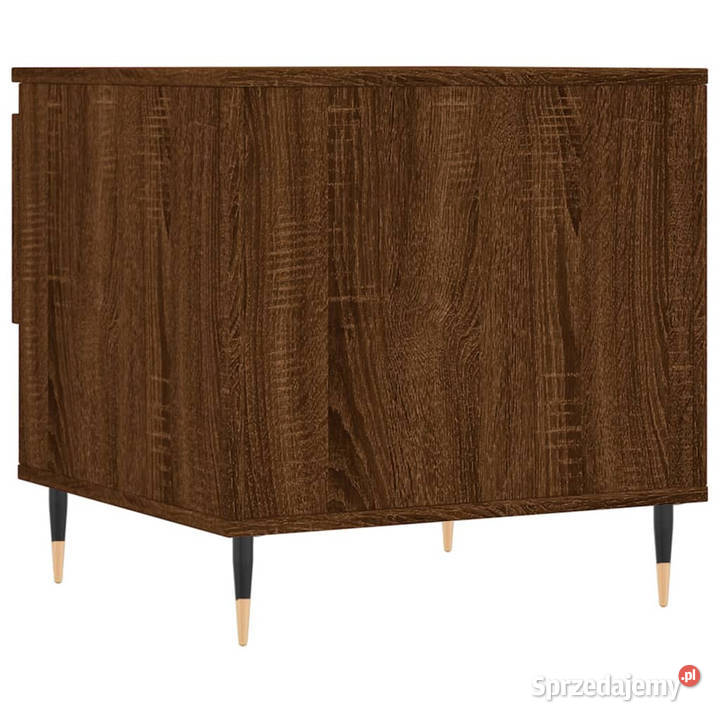 Stolik kawowy brązowy dąb 50x46x50 WM830906 mazowieckie sprzedam