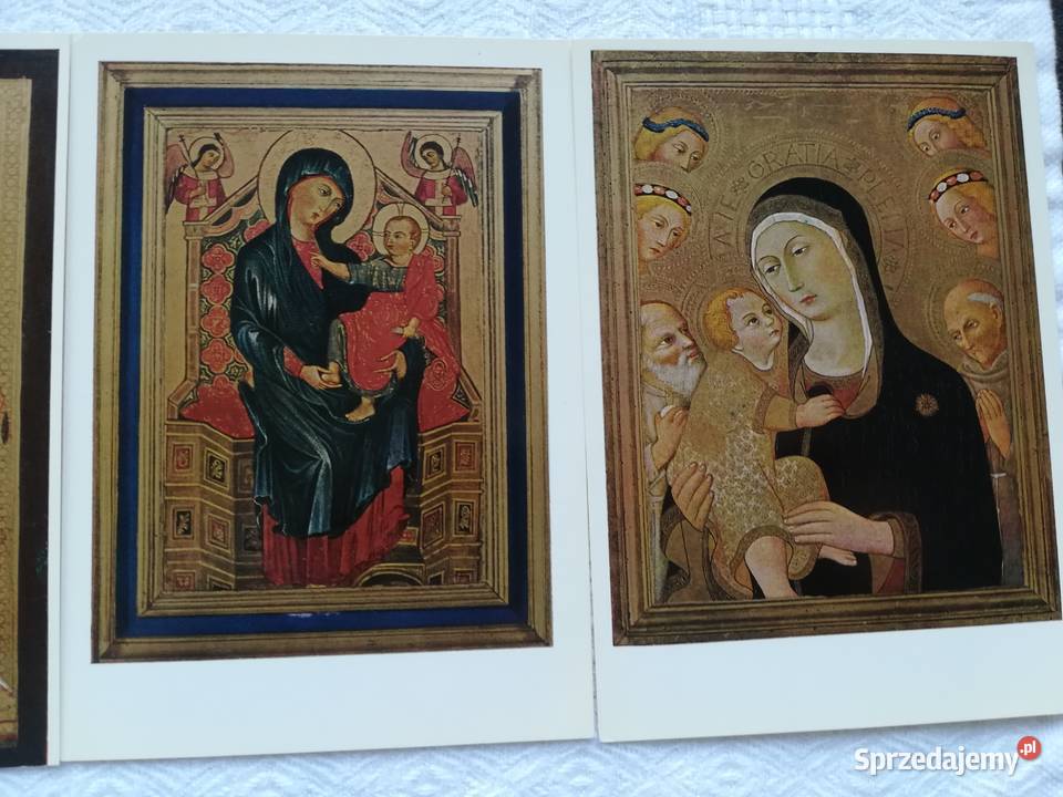 zestaw kartek z Madonnami historia sztuki sztuka Gdańsk