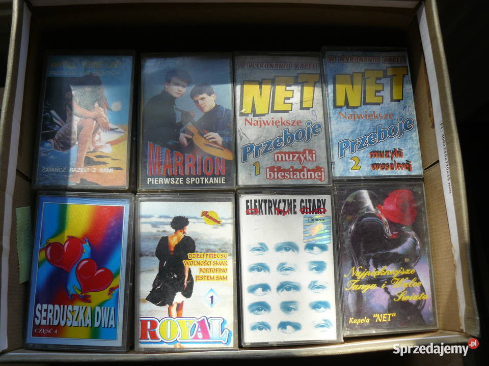 Kasety magnetofonowe płyty cd Płyty i kasety Nowa Sól sprzedam